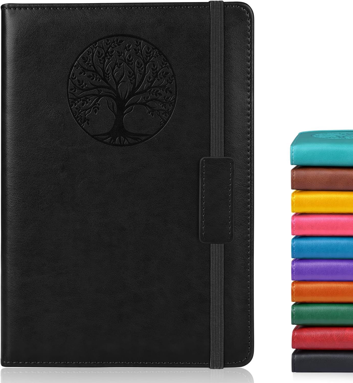 Biuwory Lined Hardcover Leather Journal Notebook