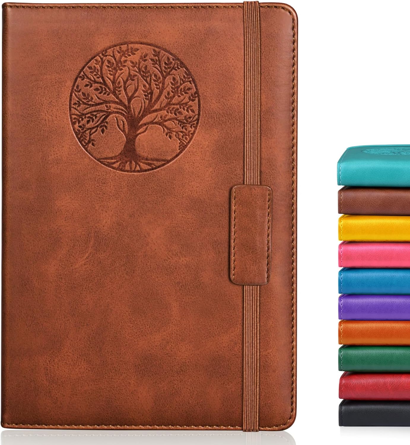 Biuwory Lined Hardcover Leather Journal Notebook